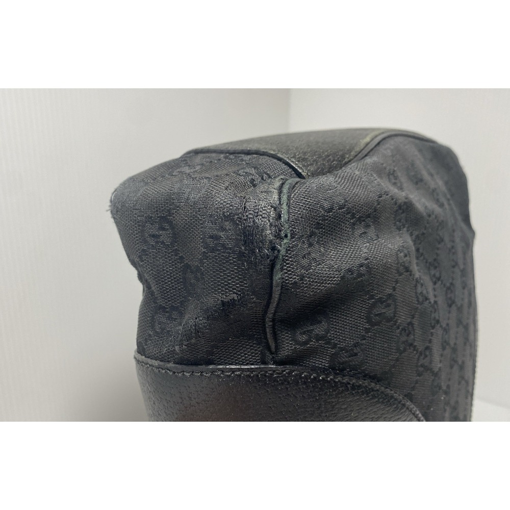 Authentic Gucci Black GG Canvas Shoulder Bag US C152 Please See Description - Picture 8 of 13